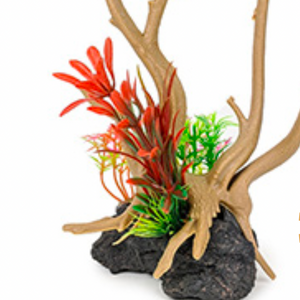 Allpet Aquarium Ornament - Branch With Plants