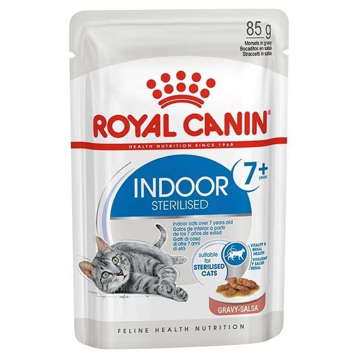 Royal Canin Cat Wet Food - Indoor 7+ Gravy (85g)