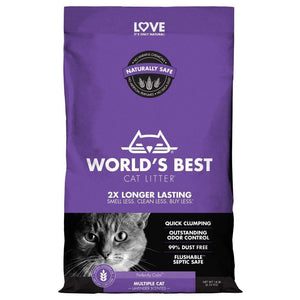 Worlds Best Clumping Cat Litter - Lavender (6.35kg)