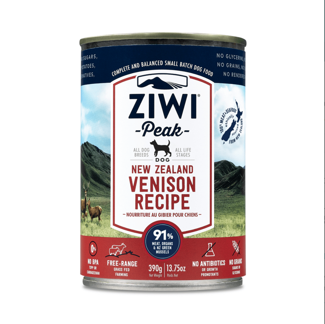 Ziwi Peak Dog Wet Food - Venison (390g)