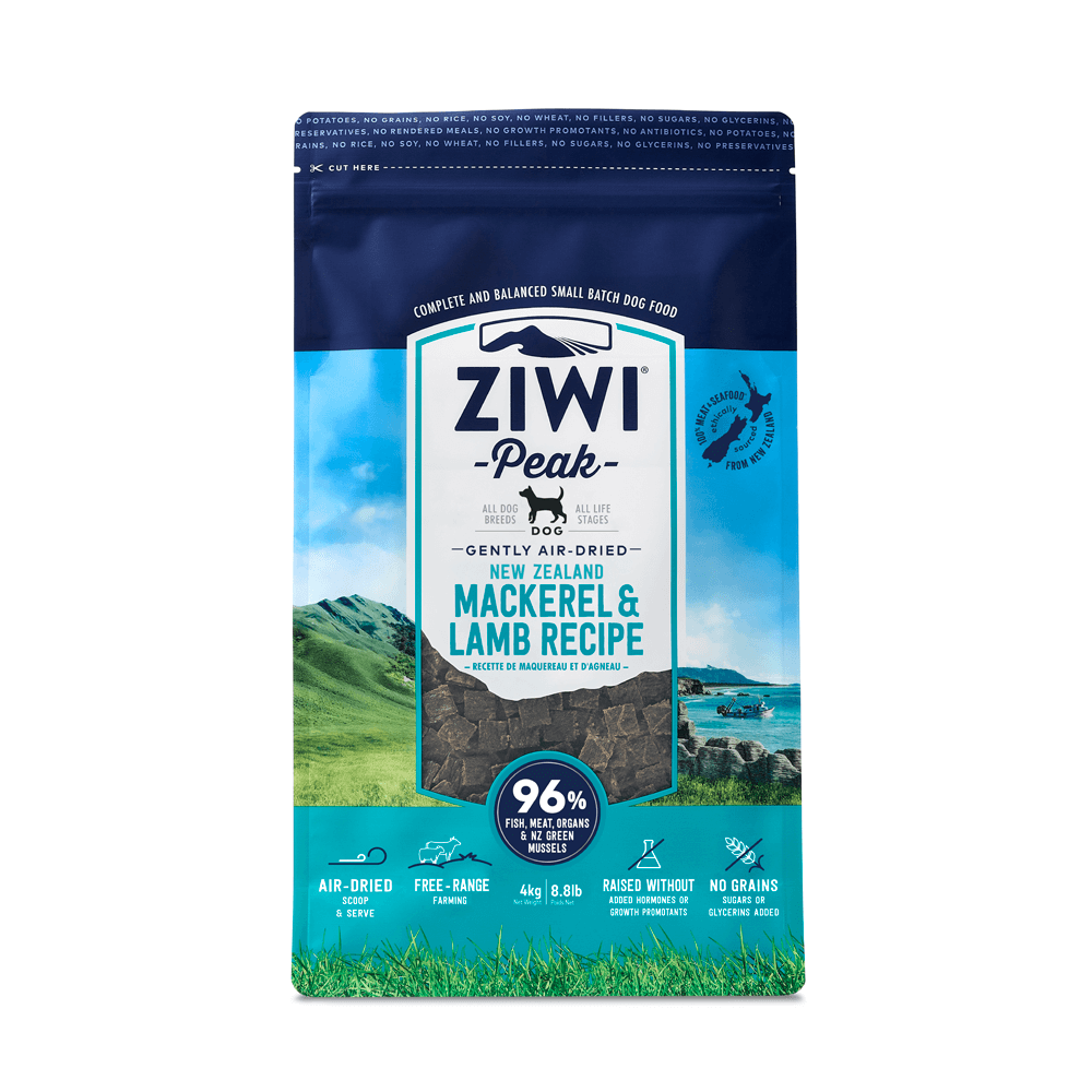 Ziwi Peak Air Dried Dog Food - Mackerel & Lamb (1kg)