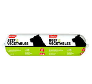 Prime100 Dog Roll - Beef & Vegetables (2kg)