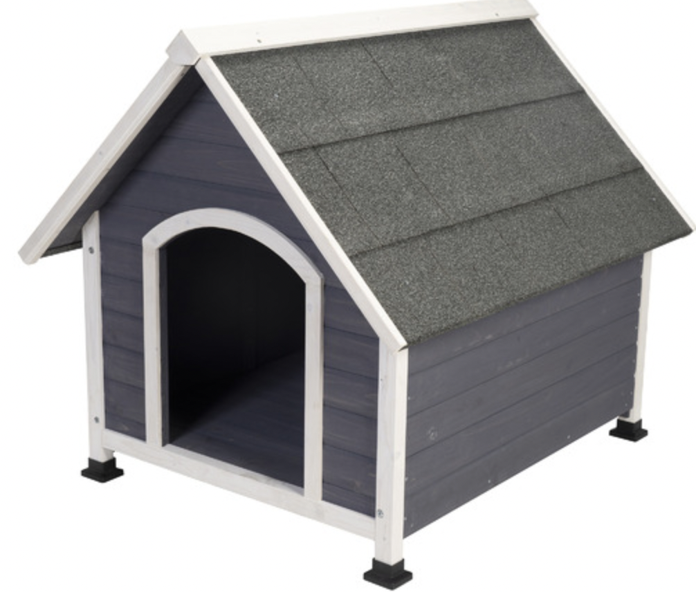 Bonofido Peaked Roof Wood Kennel - Small