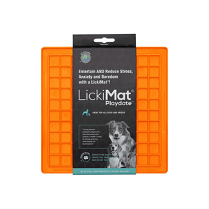 Lickimat Dog Classic Playdate Orange