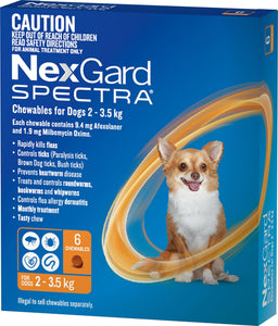 Nexgard Spectra 2-3.5kg (6 pack)