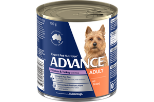 Advance Dog Wet Food - Chicken & Turkey (700g)