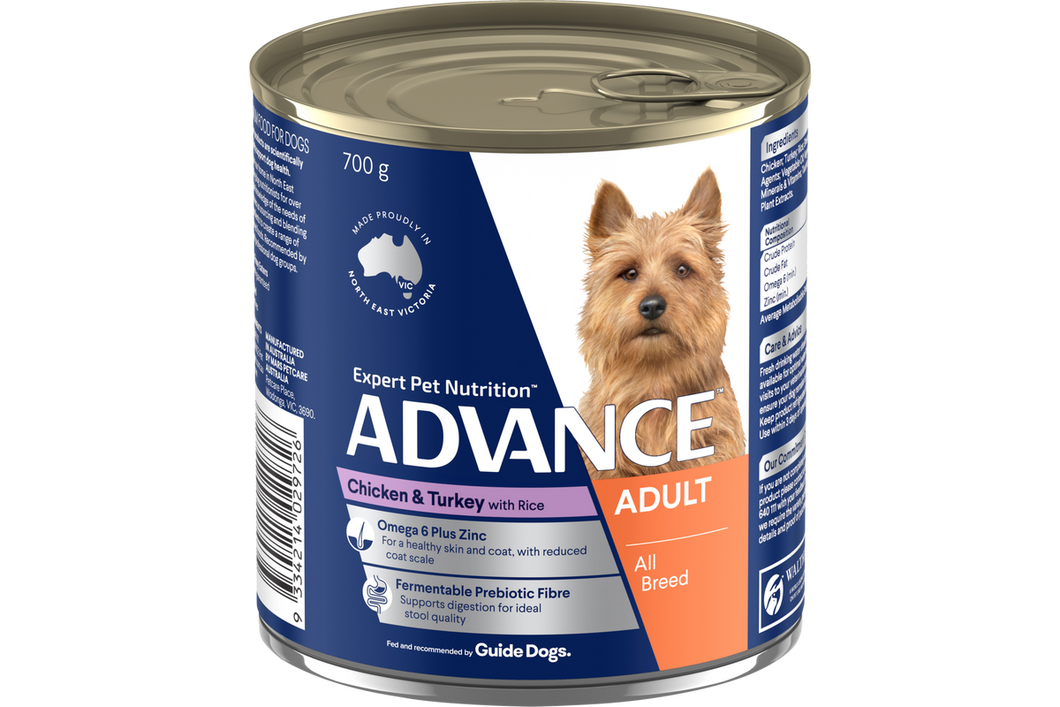 Advance Dog Wet Food - Chicken & Turkey (700g)
