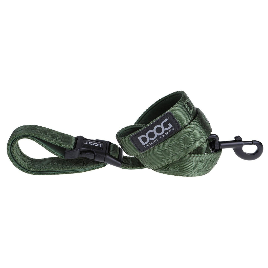 Doog Neosport Neoprene Dog Leash Green 'Clip It' Extra Large