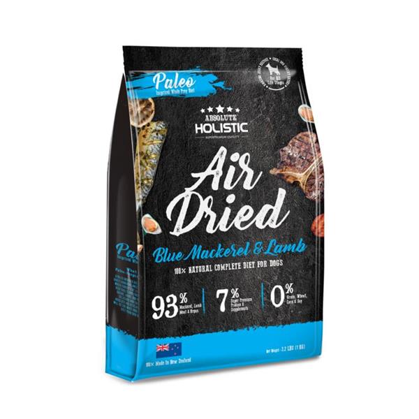Absolute Holistic Air Dried Dog Food - Lamb & Mackerel (1kg)