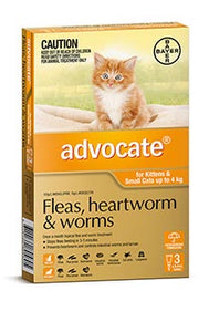 Advocate for Kittens and Small Cats up to 4kg (3 pack)