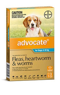Advocate for Dogs between 4-10kg (3 pack)