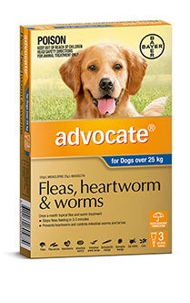 Advocate for Dogs over 25kg (3 pack)