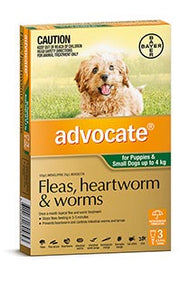 Advocate Dogs up to 4kg (3 pack)