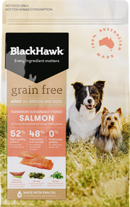 Black Hawk Dog Dry Food - Grain Free - Salmon (7kg)