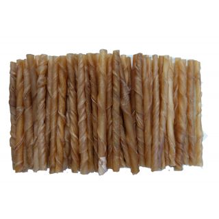 Bonofido Rawhide - 5 inch Twisted Stick (100 pack)