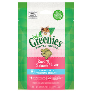Greenies Dental Treats for Cats - Salmon Flavour (60g)