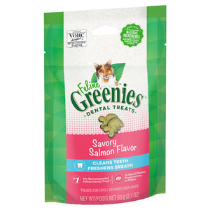 Greenies Dental Treats for Cats - Salmon Flavour (60g)