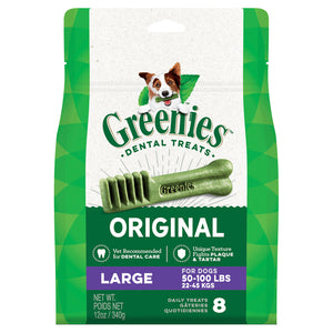 Greenies Dental Treats for Dogs - Large Size (340g)