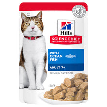 Load image into Gallery viewer, Hill&#39;s Cat Wet Food - Mature 7+ - Fish (85g)
