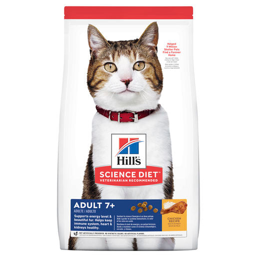 Hill's Cat Dry Food - 7+ Adult (3kg)