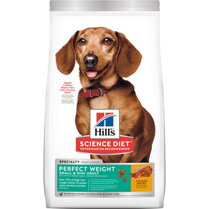 Hill's Dog Dry Food - Perfect Weight - Small & Mini (1.81kg)