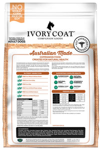 Ivory Coat Dog Dry Food - Lamb & Kangaroo (2kg)
