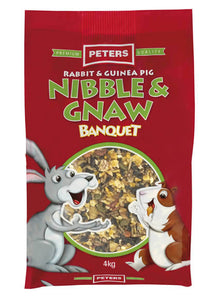 Peters Rabbit & Guinea Pig - Nibble & Gnaw (4kg)