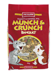 Peters Rabbit & Guinea Pig - Munch & Crunch (4kg)