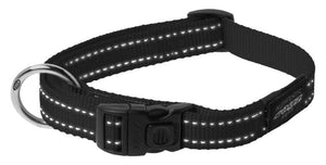 Rogz Classic Dog Collar - Black - Large