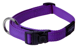Rogz Classic Dog Collar - Purple - Large