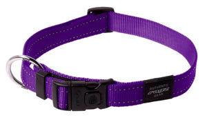 Rogz Classic Dog Collar - Purple - XLarge