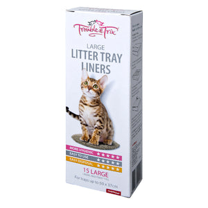 Trouble & Trix Litter Liners - Large (15 pack)