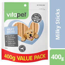 Load image into Gallery viewer, Vitapet Jerhigh Milky Sticks (400g)
