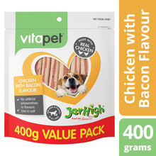 Load image into Gallery viewer, Vitapet Jerhigh Chicken &amp; Bacon (400g)
