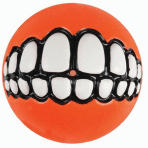 Rogz Grinz Ball - Orange - Medium