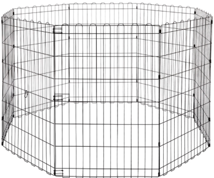 Bonofido Puppy Pen - Black (30 inch)