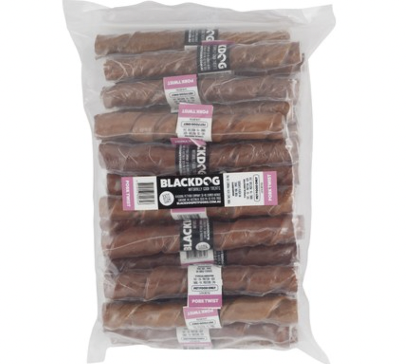 Blackdog Pork Twist 25 pack