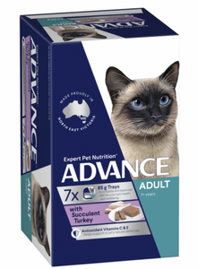 Advance Cat Wet Food - Turkey Box (7 x 85g)