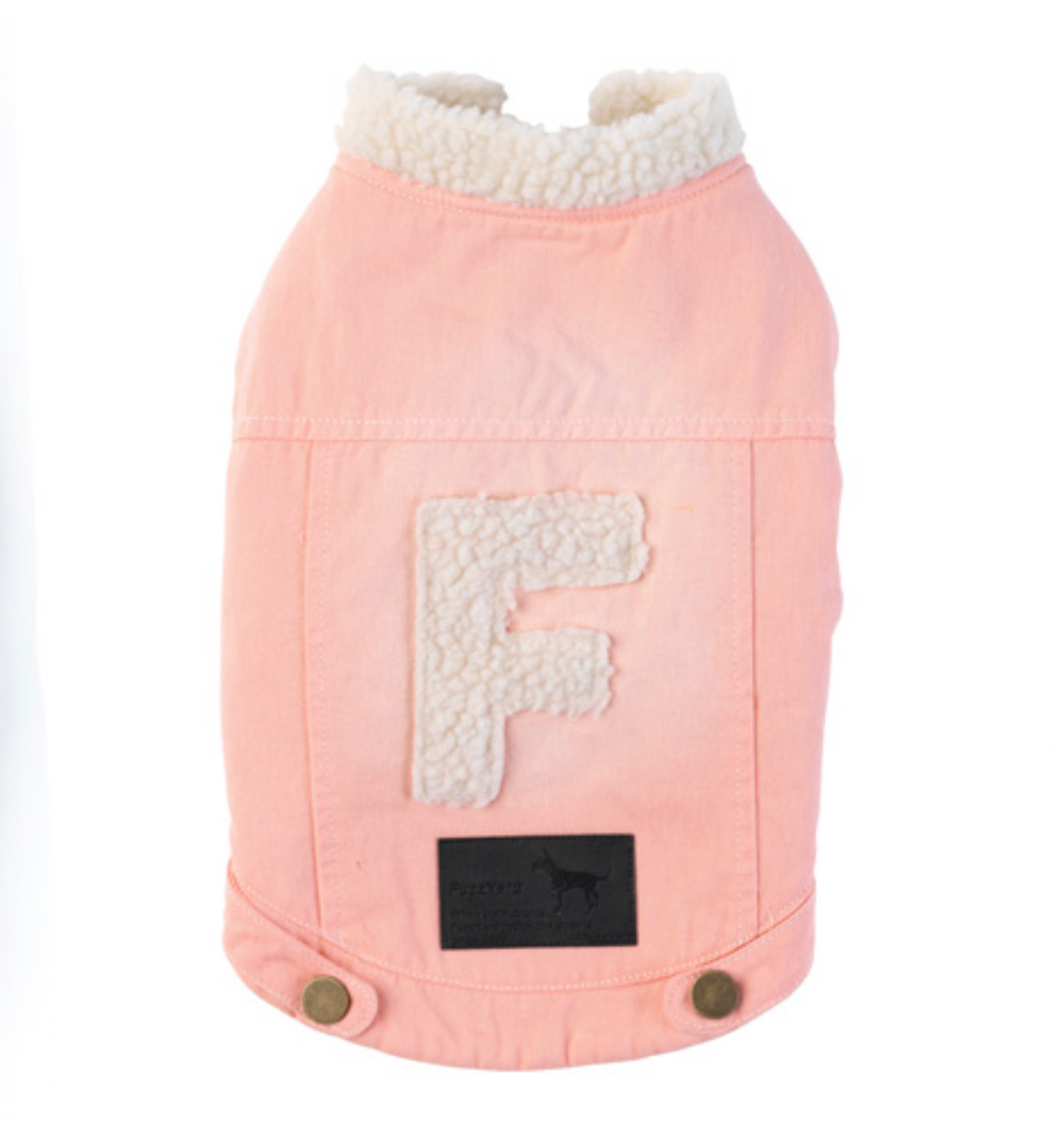 Fuzzyard Dog Coat - Denim Wild Child - Size 6
