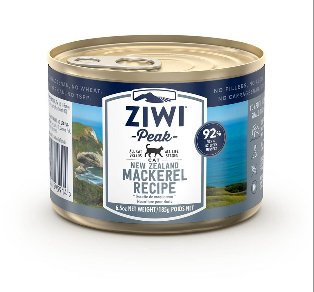 Ziwi Peak Cat Wet Food - Mackerel (185g)