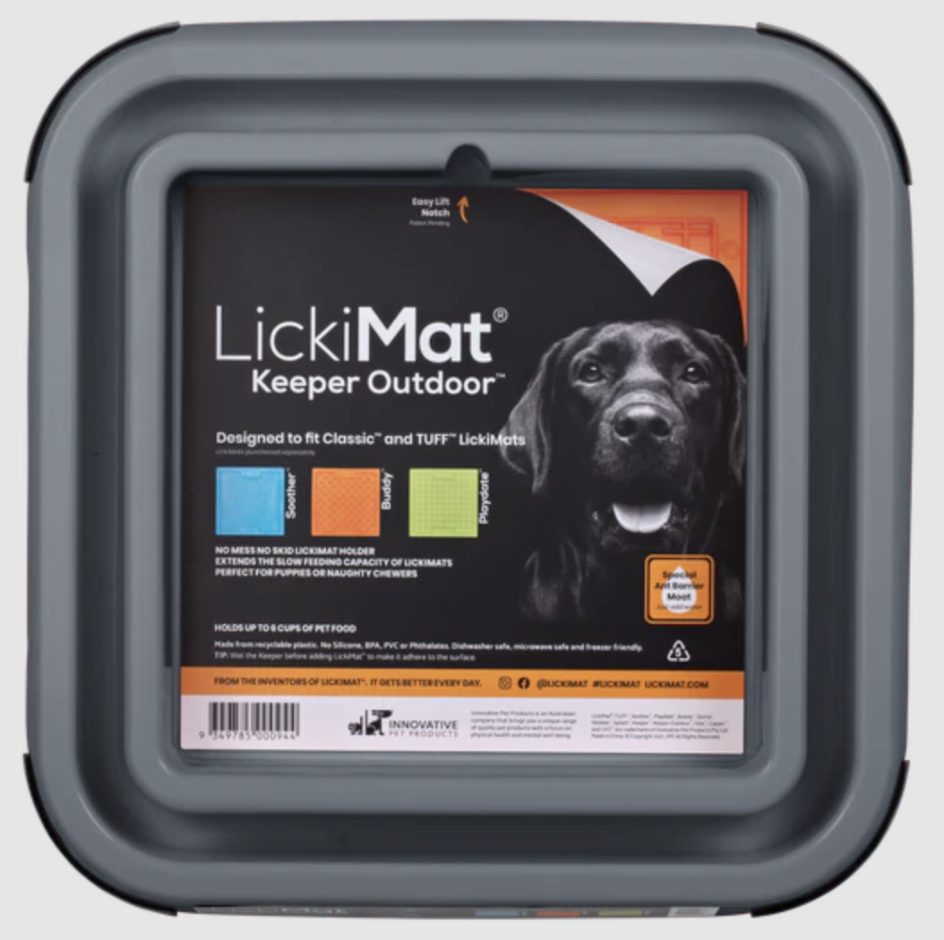 Lickimat Outdoor Keeper - Gray
