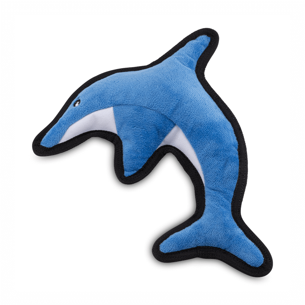 Beco Recycled Plastic Dog Toy - Dolphin Large