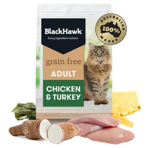 Black Hawk Cat Dry Food - Chicken Turkey (2.5kg)