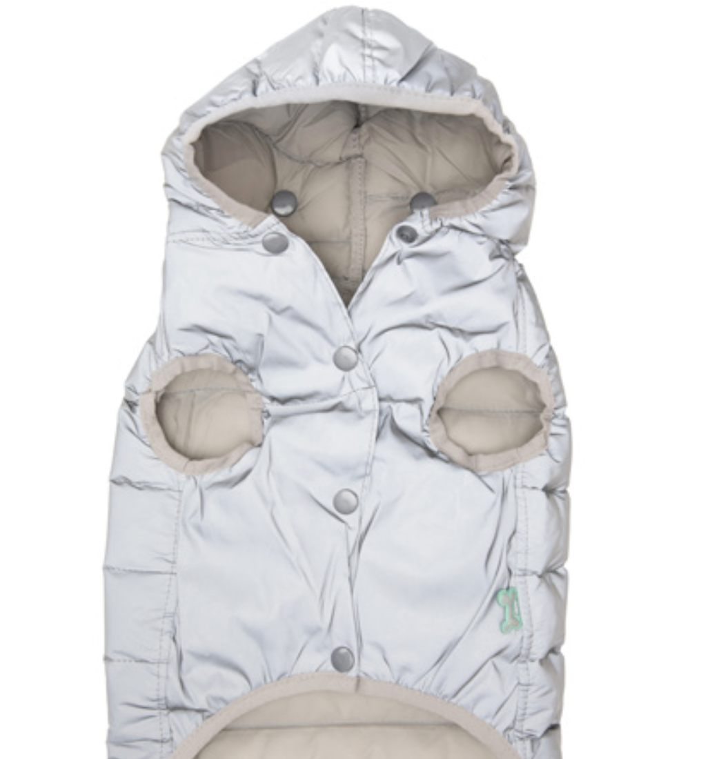 Fuzzyard Dog Coat - Aspen Reflective - Size 3