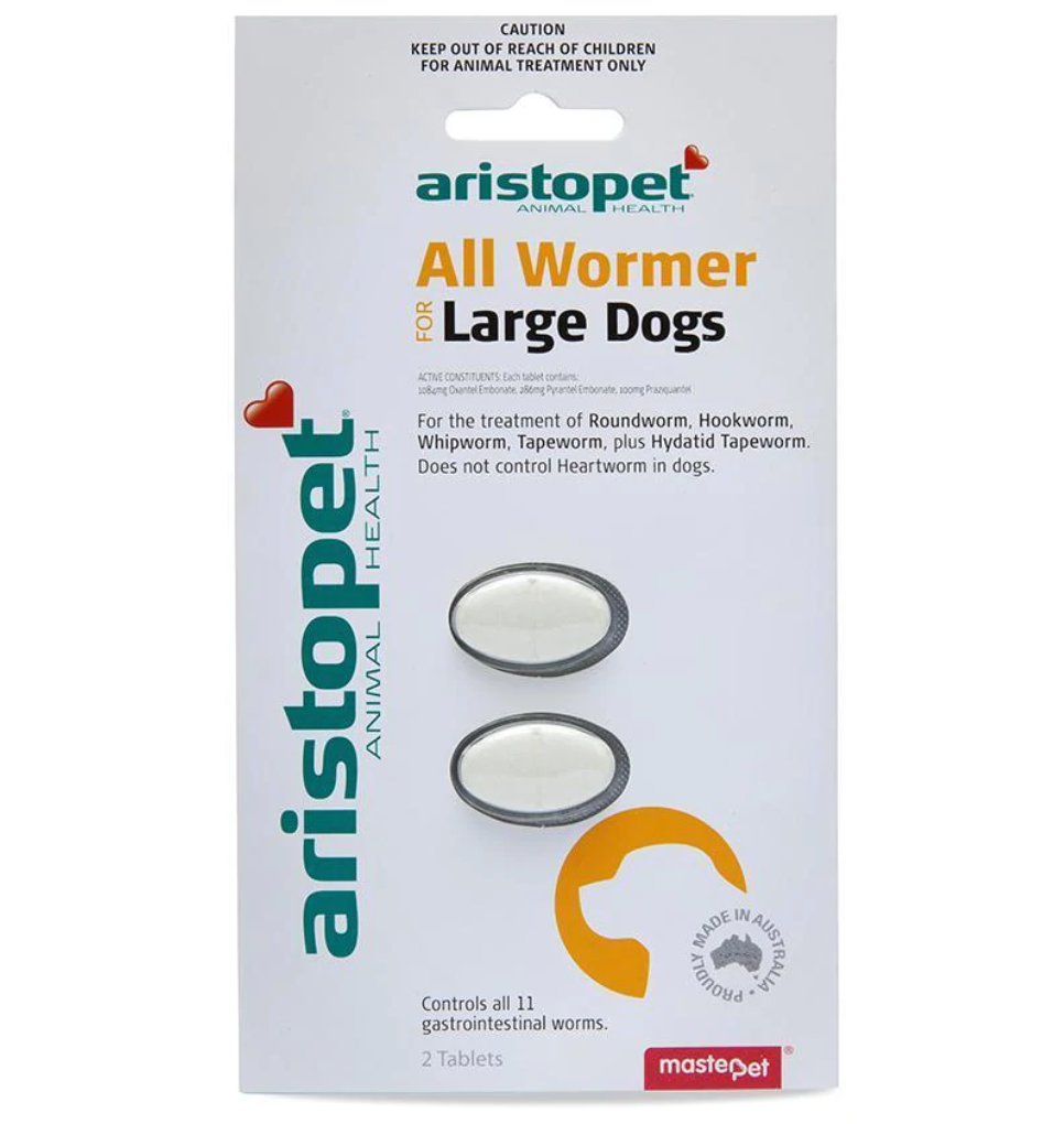 Aristopet All Wormer 15-20kg (2 pack)